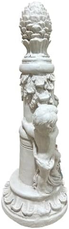 27.95" Climbing Children Garden Statue Magnesium Oxide Outdoor Decor - Image 7