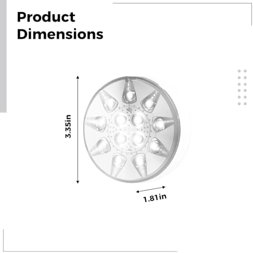 Led Submersible Pond Lights with Remote, 2.8 in Ip68 Waterproof, 2 Pack with 16 Colors & Suction Cups - Image 4