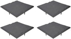 Resin Stepping Stones 4 Pack, 15.5 Inch, with Ground Stakes (Gray) - Image 4