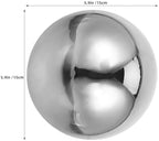 Happyyami Polished Stainless Steel Gazing Globe Mirror Ball for Garden - Image 2