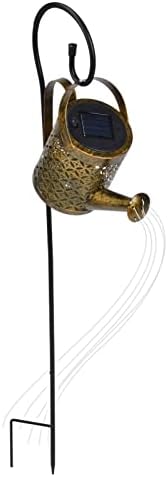 Solar Watering Can Lights Automatic Rust Proof Kettle Shape Lantern (Small 12.5x9.5x4.5CM G Type) - Image 2