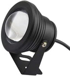 4PCS Underwater Pond Spotlight - Submersible LED Fountain Lamp, 12V/24V with Remote Control Underwater Led Lights, IP68 Waterproof Convex Mirror RGB Pool Lights,Black(RGB)-12V(10w) - Image 6