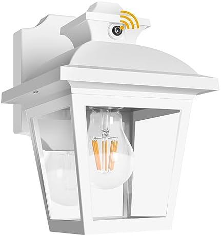 FUDESY Dusk to Dawn Outdoor Wall Lantern, Exterior Porch Light Fixture, E26 by FUDESY