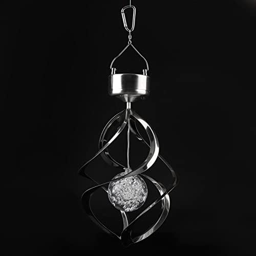 Tnfeeon Mobile Hanging Windbell, Solar Powered Color Changing Light, 14 Inch Outdoor Decoration for Garden and Patio - Image 7
