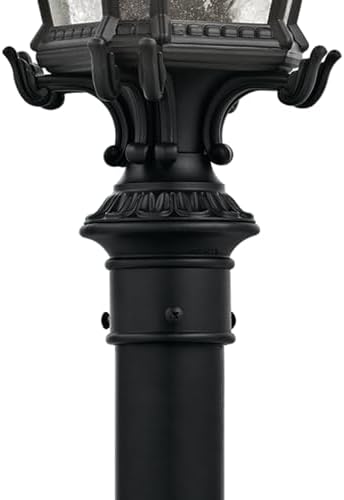 Kichler Tournai Outdoor Post Light, Textured Black, 27" - Image 4