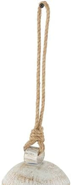 Deco 79 Metal Decorative Cow Bells, Set of 3 Cowbell 10", 7", 5" H, White - Image 3