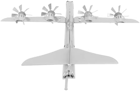SUNGOOYUE Sturdy Metal Construction Airplane Windmill Spinner for Garden Yard Decor, Versatile Installation for Front Yards and Pillars - Image 2