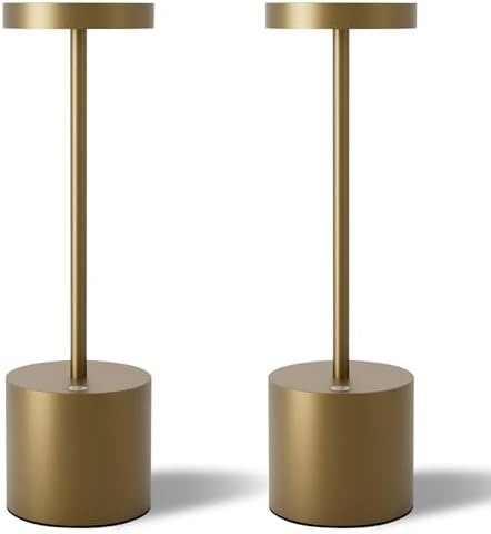 TBBGA LED Cordless Table Lamps Set of 2, 5000mAh Rechargeable Table Light by TBBGALEDCordlessTableLamps