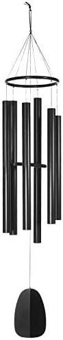 Woodstock Chimes Signature Collection, Bells of Paradise, Black 68", Decor Designs Wind Chimes for Outdoor, Patio, Home or Garden Décor (BPK68) by WoodstockChimes