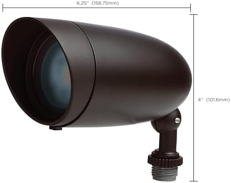 Nuvo 62/1205, LED Landscape Spotlight, Outdoor Flood Light, Bronze, 3000K - Image 6