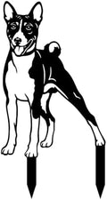 Dog Metal Garden Stake - Weatherproof Dog Silhouette Yard Art, Decorative Outdoor Sign for Lawn & Patio, Heartfelt Gift for Rough Collie Lovers(Stand,10") by Unknown