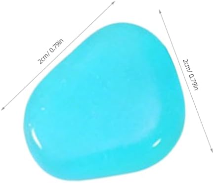 500pcs Glow-in-the-Dark Resin Pebbles for Landscaping and Fish Tanks, Luminous Garden Stones with Night Safety Guidance, Rechargeable by Sunlight, and Pet Friendly Random Color - Image 2