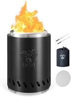 YEFU Tabletop Fire Pit, 7.1x9.7'' Smokeless Mini fire Pit, Quick Ignition by YEFU