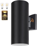 Dusk to Dawn Outdoor Wall Light, Waterproof Exterior Lighting by ZUUKOLE