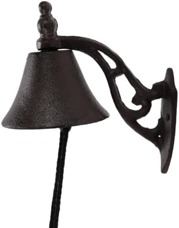 Yosoo Health Gear Cast Iron Dinner Bell Wall Mounted Vintage Rustic Charm - Image 3