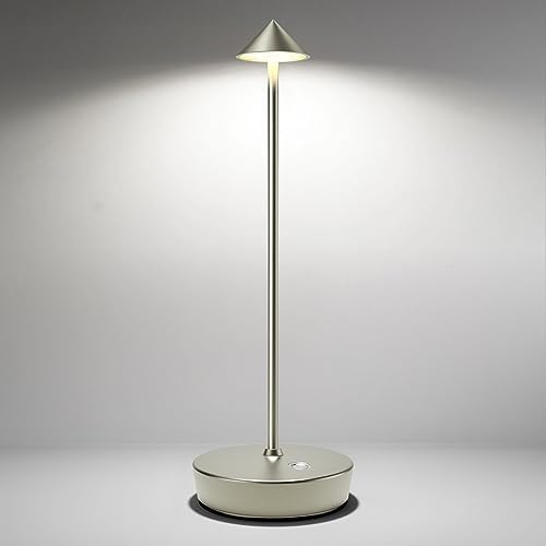 Cordless Table Lamps Rechargeable 6000mAh Battery Operated LED Desk Lamp by SHANGCAI