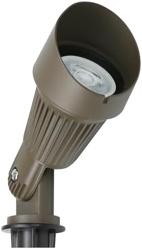 Lumina Lighting® 4W Landscape lighting 12V Landscape Lights Low Voltage Landscape Spotlights Warm White Waterproof Outdoor Replaceable LED Bulb for Garden, Lawn, Porch, Patio and Yard (Bronze, 2-Pack) - Image 2