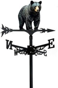 Metal Rooster Weather Vane, Retro Style, Suitable for Rooftop Villas and Peacock Weather vanes; Ideal for Sheds, courtyards, and gazebos. (Bear B) by Unknown