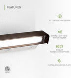 ASD LED 7 Inch Retaining Wall Light Fixture, Hardscape Paver Lighting | 5CCT, Low Voltage, Swivel, Waterproof, ETL Listed | 5W 300LM 2200K-5000K 12V | Landscape Step Illumination | Bronze, 8 Pack - Image 3