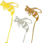 Bugs, Bees and Butterfly Garden Yard Stake Sign 20 to 33 Inches Tall (Bee Stake 22" Tall, Dark Yellow) - Image 3