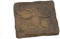 Solid Rock Stoneworks Set of 2 Bee Stepping Stone- 2" h x 12" Square-Weathered Stone by SolidRockStoneworksLLC