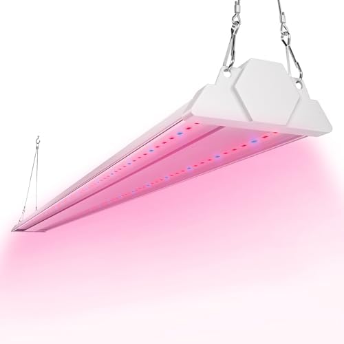 FREELICHT 1Pack 4FT Grow Light for Indoor Plants, 60W=350W, Red Blue by FREELICHT