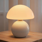 NIORSUN Wireless Mushroom Lamp,3CCT Table Lamp for Bedroom, Portables Cordless Lamps,Wireless lamp,Small Bedside Table Touch Lamps for Living Room,Mushroom 5200mAh Battery Operated Lamp Modern (White) by NIORSUN