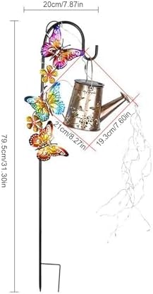 Solar Lanterns Outdoor Watering Can Shape Landscape Lantern - Image 6