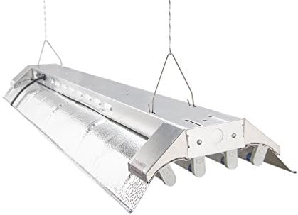 T5 HO Grow Light - 4 Foot 4 Lamps - LSF844-240 Fluorescent Hydroponic Indoor Fixture UL Listed - Bloom Veg Daisy Chain with Bulbs - Image 4