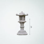 OLOMA Stone Japanese Lantern Garden Sculpture Outdoor Decor Asian Stone Pagoda Statue Cement Handcrafted Yard Ornament Weather Proof Garden Accent Traditional Zen Landscape Decoration - Image 6