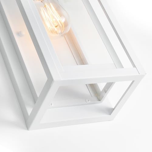 15" Outdoor Wall Lights, White Exterior Lighting Fixtures, 2 Pack - Image 7