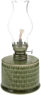 Antique Ceramic Hurricane Lamp Xmas Emergency Lighting for Home by HOOTNEE