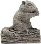 Solid Rock Stoneworks Chipmunk Stone Statue 5in Tall Pre Aged Color - Image 2