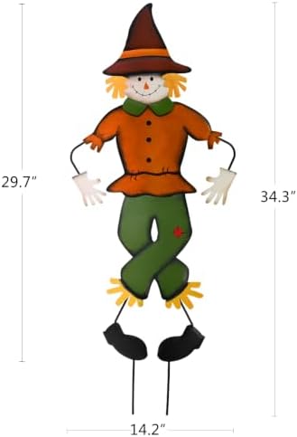 Fall Yard Stakes Sign Decorative Scarecrow Garden Stake Fall Decor Outdoor - Image 2