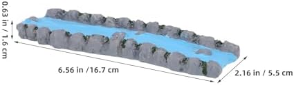 Miniature Resin River 4pcs Realistic Stream Water Feature Xmas - Image 2