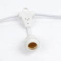 Novelty Lights 330 Feet Heavy Duty White Wire Light String, E17 Sockets by NoveltyLights-LightExperts