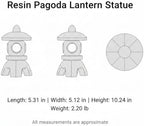 Resin Pagoda Lantern, 1 PC - Image 7