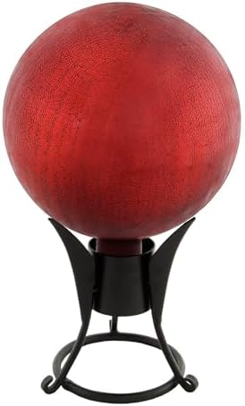 Achla Designs 10" Gazing Globe, Red - Image 3