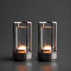 2 Pack Cordless Table Lamps, Rechargeable LED Decorative Lamp with Touch Control, 3 Color Modes & Stepless Dimming, 4200mAh Battery Powered Lamp for Bedroom/Bar/Kitchen/Outdoor, Gift for Home Décor by PIKAFOX