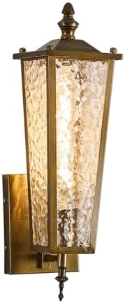 Outdoor Wall Sconce, Vintage Waterproof Exterior Lighting Fixtures by BIEOCUR