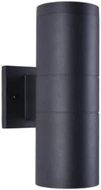 mirrea 12" Modern Outdoor Porch Light in 2 Lights, Matte Black, 1 Pack by mirrea
