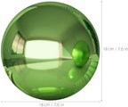 Zerodeko 2pcs Stainless Steel Gazing Balls Garden Mirror Globe Pond Sphere - Image 2