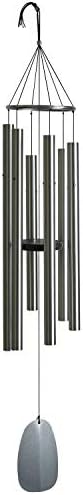 Woodstock Chimes Signature Collection, Bells of Paradise, Silver 54", Decor Designs Wind Chimes for Outdoor, Patio, Home or Garden Décor (BPS54) by WoodstockChimes