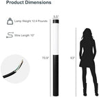 SkyGlow 71" Lamp Post Light, 12V Low Voltage Aluminum LED IP55 Waterproof Outdoor Landscape Bollard Lights Modern Curb Appeal for Garden Lawn Pathway Path Patio Courtyard Driveway Decoration - Image 6
