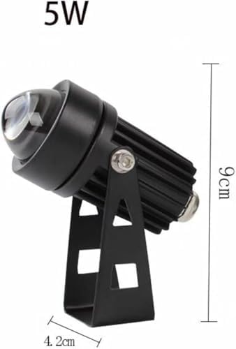 LED Beam Spotlight, AC85-265V Narrow Beam Spotlights, IP65 Waterproof Outdoor Building Illumination Exterior Wall Projector Lights(White,10W) - Image 2