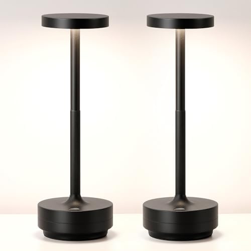 Cordless Table Lamp Rechargeable, 72h Battery Powered Table Light, 2 Pack by GQGJAHOutdoorTableLights