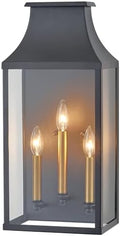 21" Large Classic Outdoor Wall Light Fixture,Exterior Sconce Lantern by ZMKMOK