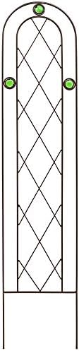 Arcadia Garden Products TR01 4' x 10" Arched Garden Trellis, Black by ArcadiaGardenProducts