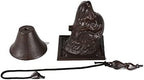 BRASSTAR Cast Iron Dog Head Shape Door Bell Antique Wall Hanging Dinner Bell Decoration for Farmhouse Outside House Garden TQGJPT287 - Image 6
