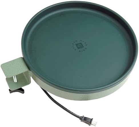 Farm Innovators BD-75 All-Season 3-in-1 Outdoor 14-Inch Heated Birdbath with 3 Mounting Options, 75 Watts, Green/Light Green (4 Pack) - Image 4